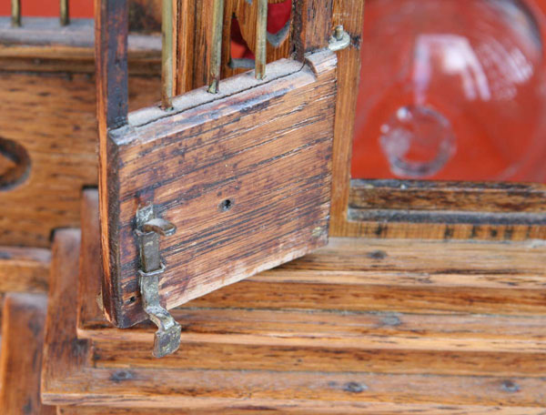Großer Antiker Vogelkäfig aus Holz gearbeitet um 1900, sehr schön | eBay